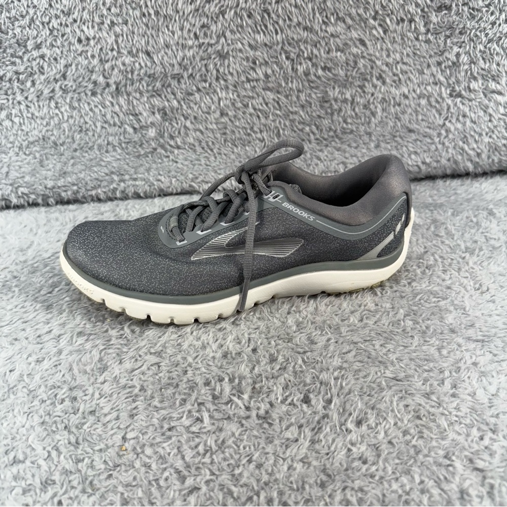 Brooks PureFlow 7 Running Shoes Gray Mesh Low Womens 8 B 1202621B105